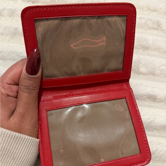 Vintage COACH Red Leather Pass case Wallet - Picture 3 of 4